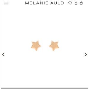 Melanie Auld Gold Vermeil Star Studs